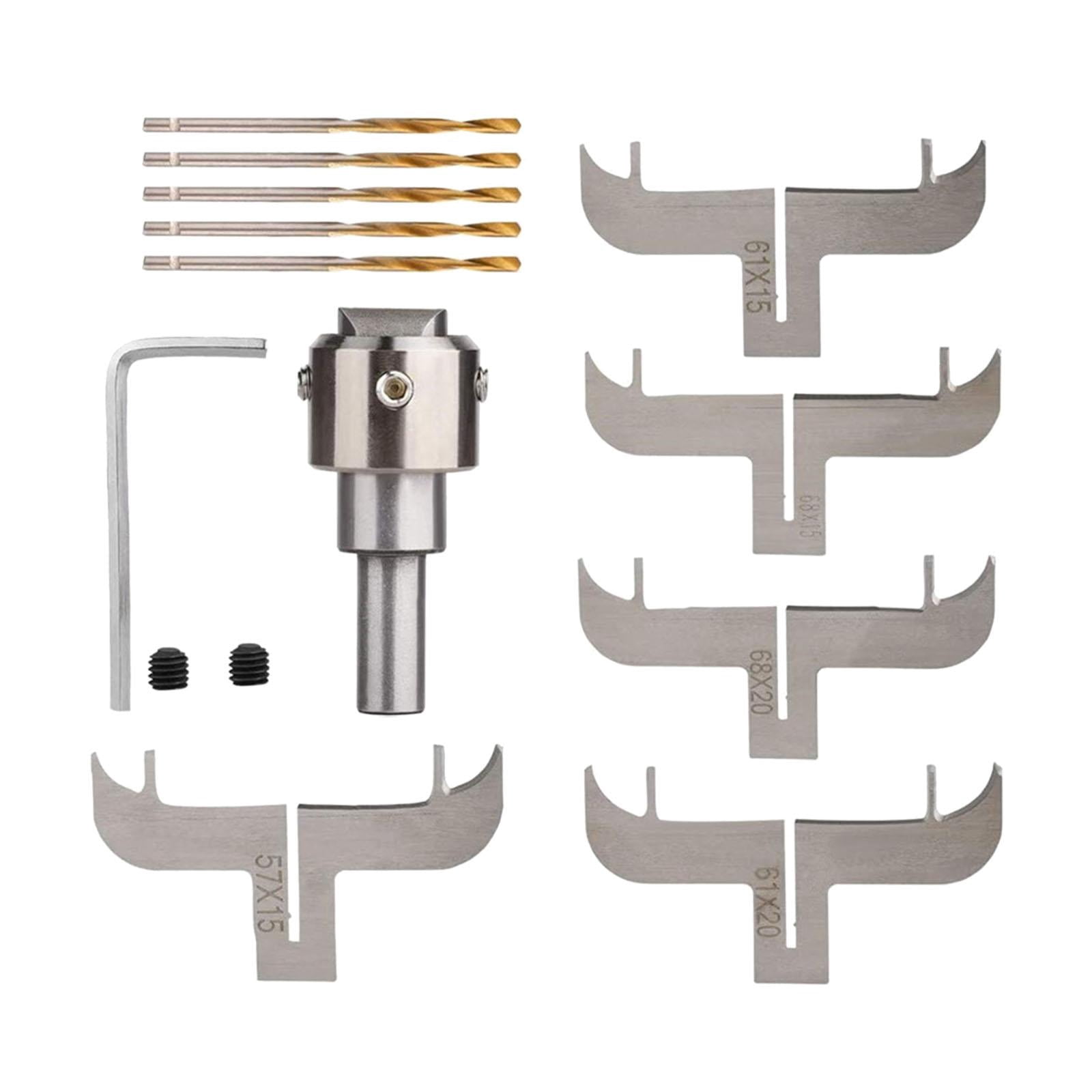 GUOOL 14 Pieces Bracelet Rings Makers Bracelet Drill Bit Set Integrated Tool Home Use Woodworking Portable DIY Wooden Bracelet Maker