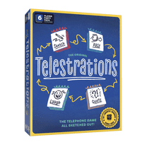 Telestrations 6 Player 2nd Edition Board Game, Award Winning Hilarious and Unpredictable Must Have Party Game With a New Look, Sketch What Your Read Then Guess What You Saw, 4-6 Players, Ages 10 