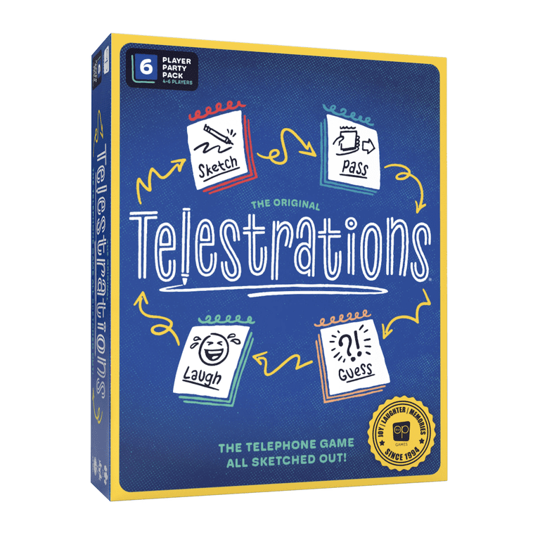 Telestrations 6-Player 2nd Edition Party Game by USAopoly photo 1