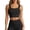 Black, variant on Lightweight Fixed Strap Yoga Bra For High Fitness And Training Breathable Supportive Wireless Athletic Top For Running And Workouts Crop Sports Bra Girls