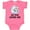 Hot Pink, variant on Inktastic Raccoon My Pop Loves Me Boys or Girls Baby Bodysuit