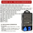 thumbnail image 3 of SHARDEN Repair Tool Kit for iPhone Computer, Household Appliances, Laptop Game Console,122 in Box, 3 of 7