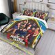 thumbnail image 3 of Jersey Shore Conjunto de sábanas temático, trío de piezas, cómodo y amigable con la piel, diseño único, regalo de decoración para el hogar para familiares, amigos y fans,135cm *200cm, 3 of 6