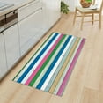 thumbnail image 3 of Stripe Pattern Machine Washable Area Rug Non- Floor Mat for Indoor Home 2x3 Feet, 3 of 5