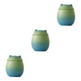 thumbnail image 2 of Transemion Pot à Thé en Céramique Portable Anti-Humidité Grande Capacité et Mignon Robuste et Durable en Céramique Forme de Chat Pots à Thé en Céramique Bleu-Vert 150ml 3ensemble, 2 of 6