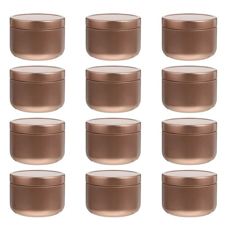 12 Pcs Candle Balm Empty Jars Tins Storage Candles