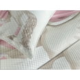 thumbnail image 4 of Ambesonne Feminine Quilted Bedspread Set 3 Pcs, Cartoon on White Horse, Queen Size, Cream Pink, 4 of 5