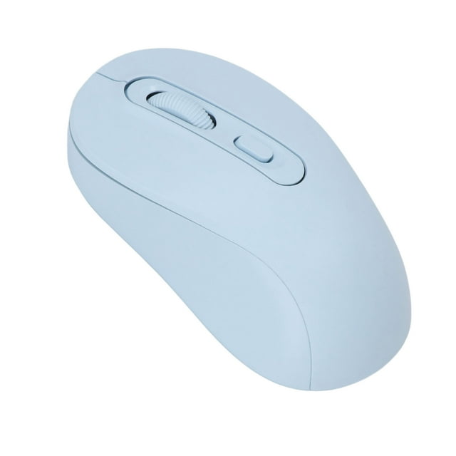 Cordless Mouse, 2.4GHz Cordless BT Dual Mode Mouse with USB Mini Receiver, Quiet Portable Computer Mouse with Adjustable DPI Levels 800/1600/2400, for Tablet Laptop
