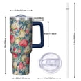 thumbnail image 2 of OBREWU Pioneer Flower Tumbler with Handle and Lid,40oz Pioneer Flower Double Wall Vacuum Insulated Tumbler,Pioneer Flower Cups Gift for Women and Men, 2 of 7