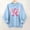 A382 Light Blue, variant on Trikvn Women's Breast Cancer Awareness Sweatshirts Angel Ribbon Graphic Print Crewneck Pullovers Long Sleeve Casual Cozy Tops for October Support Apparel