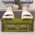 thumbnail image 4 of WRKEKC Clearance Foldable Mesh Storage Basket - Stackable Kitchen/Refrigerator Organizer with Industrial Style, Multipurpose Desktop Tote, 4 of 6