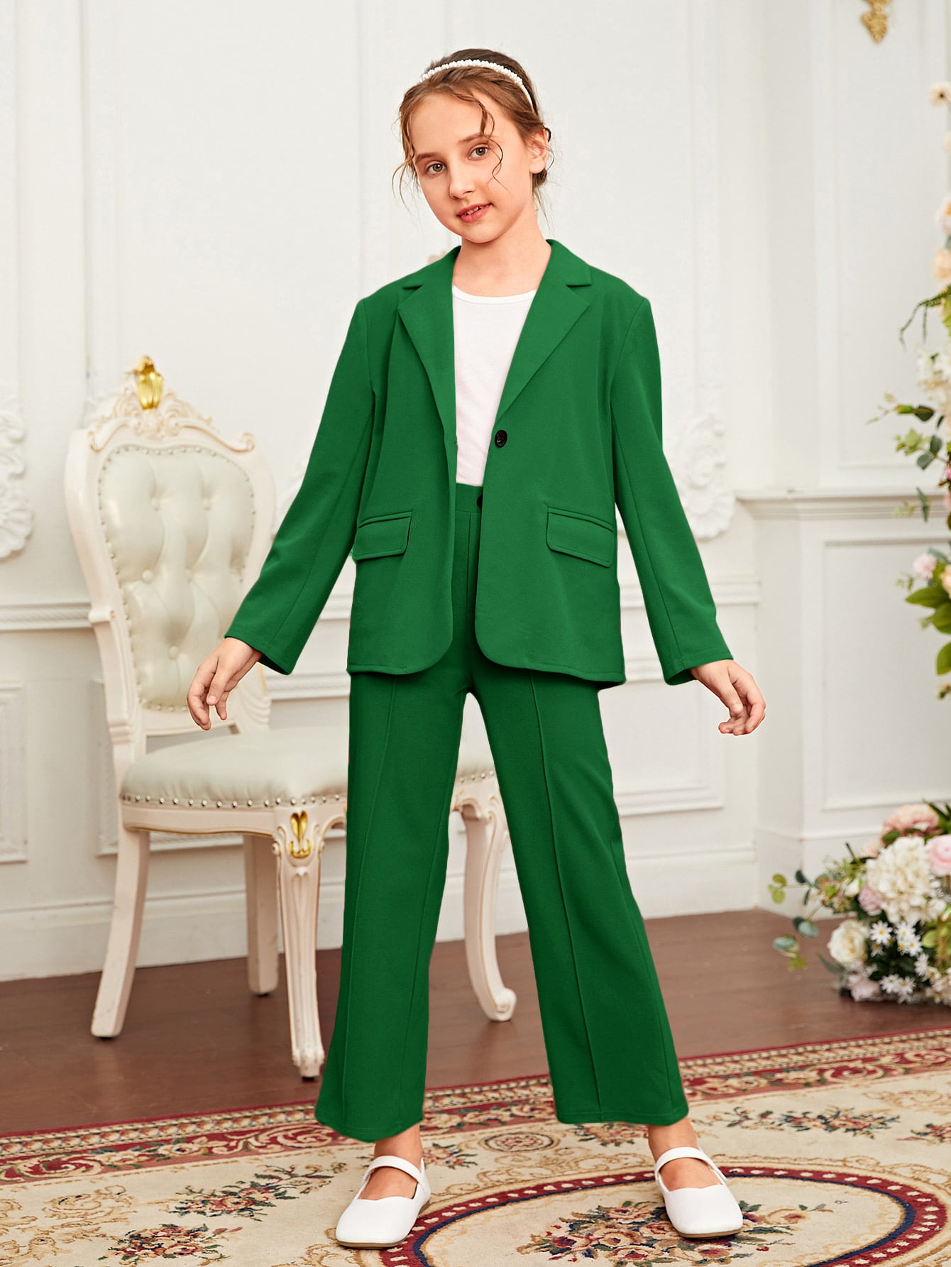 Primark slacks discount 65% Green 9Y KIDS FASHION Trousers Basic 