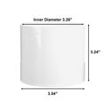 thumbnail image 3 of Acoplamiento de tubos de PVC NDS 3P05 de 7,6 cm, cubo x cubo de 3 pulgadas, blanco, 3 of 6
