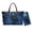 Blue - Lion, variant on DISNIMO Hummingbird Hibiscus Print Handbag and Wallet Set of 2 Ladies Purse Wallet with Zipper Closure PU Leather Satchel Shoulder Purse