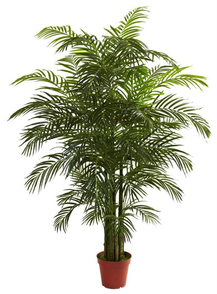 Nearly Natural 5388 Areca Palm UV Resistant Tree Green 3.5-Feet