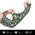 thumbnail image 3 of Lsque Fun Panda Playing With Bamboo Leaves Cooling Arm Sleeves for Men & Women -Compression Sleeves to Cover Arms for Working,Sun Sleeves for UV Protection,Breathable, Moisture-Wicking, 3 of 8