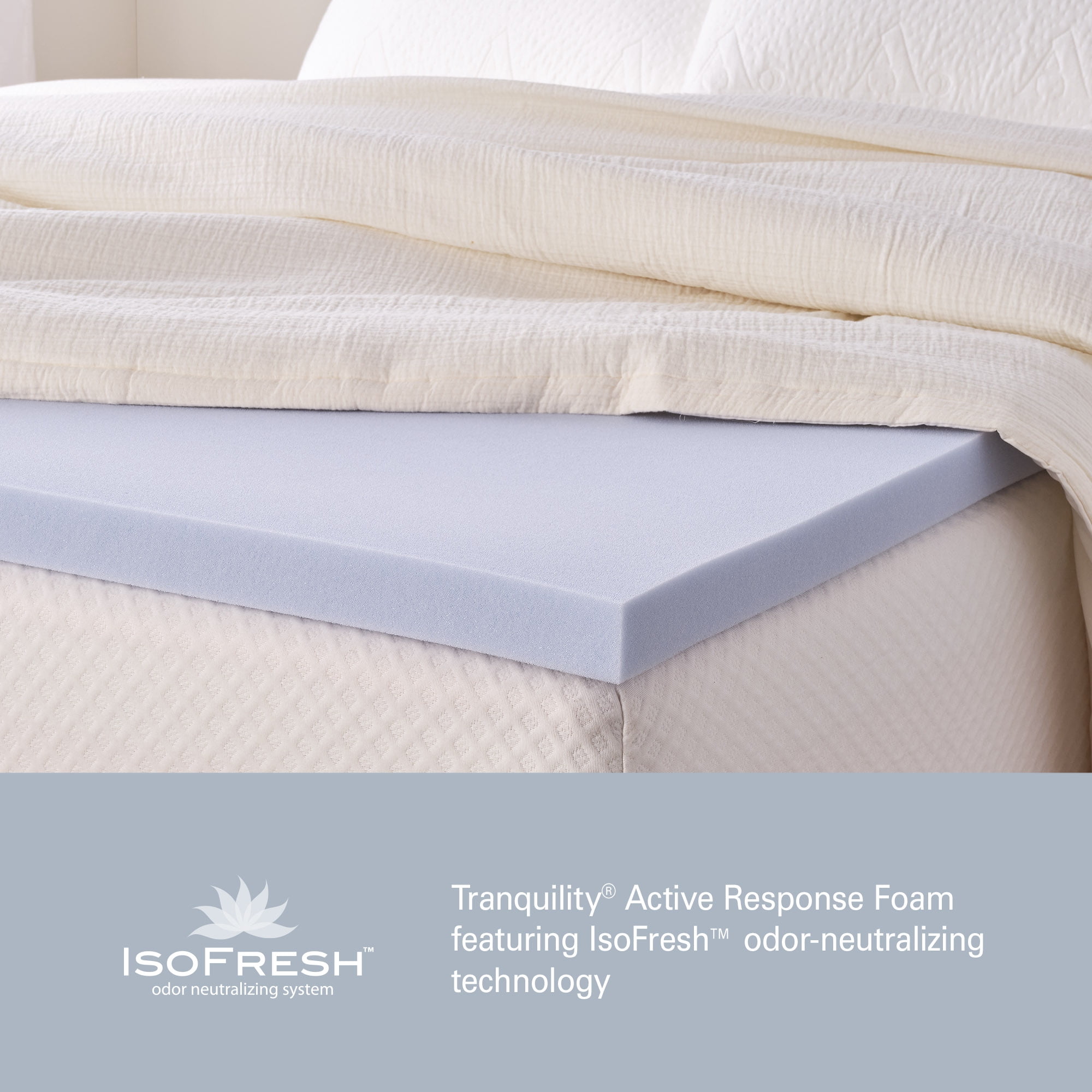 Allswell 2" Mattress Topper Featuring Tranquility Foam, Queen