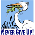 thumbnail image 3 of CafePress - Never Give Up White T Shirt - Men's Classic Cotton T-Shirts, 3 of 3