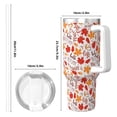 thumbnail image 4 of Uemuo Hello Autumn Maple Leaf Print 40oz Ice Bully With Handle And Straw Stainless Steel Vacuum Insulated Cup And 2 In 1 Straw Lid Insulated Travel Tumbler, 4 of 8