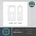 thumbnail image 4 of Vaxcel - Hampton - 2 Light Outdoor Wall Mount In Contemporary Style-15.5 Inches, 4 of 12