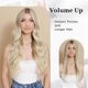 thumbnail image 4 of Extensiones de Cabello de Alambre Invisible Ustar Diadema Transparente 20 Pulgadas Marrón Claro 4 Clips Seguros, 4 of 7