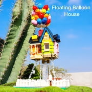 HI-Reeke House Building Block Set Creative Tensegrity Sculptures Balloon Up House Kit Toy Multi Color