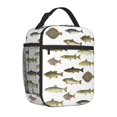 thumbnail image 2 of Vintage Fish Lunch Bag Portable Thermal Lunch Box for Men and Women, 2 of 6