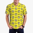 thumbnail image 1 of Fotbe White Popcorn Camiseta Polo de Golf para Hombre con Estampado – Camisa Deportiva Transpirable con Cuello Abotonado-3X-Large, 1 of 6