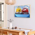 thumbnail image 3 of Cuadros Decorativos Pintura de diamante 5D M Bean dibujos animados imagen redonda completa decoración del hogar (B2012) DQrwqpou Nuevos Originales, 3 of 9