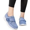 thumbnail image 6 of Women's Orthopedic Shoes Fashion Walking Shoes Wide Width Breathable Lightweight Mesh Shoes Comfortable Sole Sneakers Ankle Strap Casual Footwear Light Blue 7 [EU-38], 6 of 6