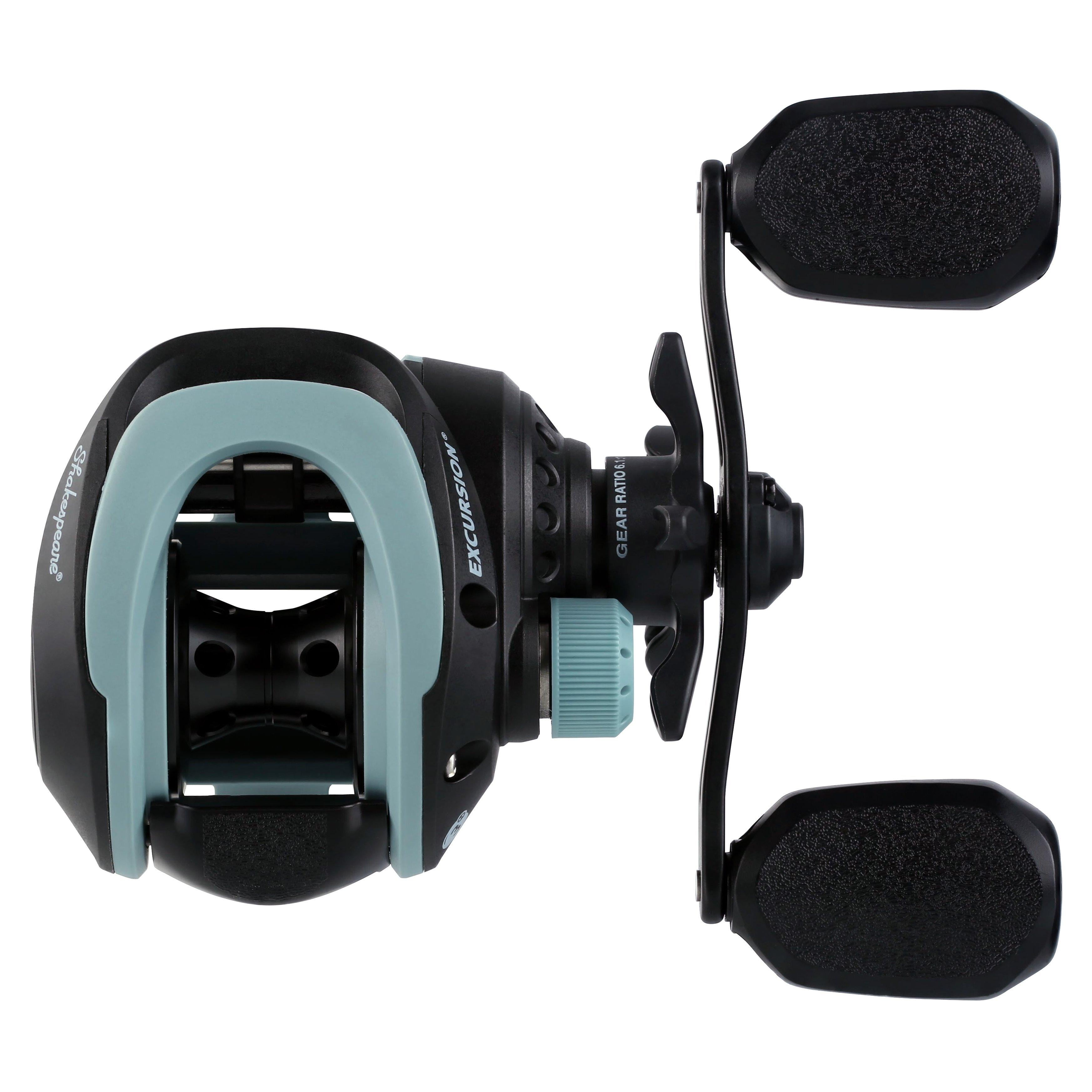 Shakespeare Excursion Low Profile Baitcast Fishing Reel, Right-Handed