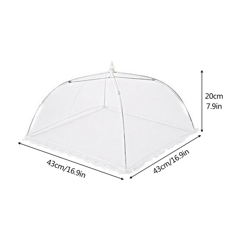 PersonalhomeD Metal Mesh Screen Food Cover Tent Reusable Outdoor Picnic Food  Covers Mesh Keep Out Flies Bugs Mosquitoes 