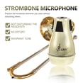 thumbnail image 6 of Raindrops Abs Tenor Trombone Mute for Musicians Personal Use 1Set 5.2X3.1X1.9In, 6 of 8