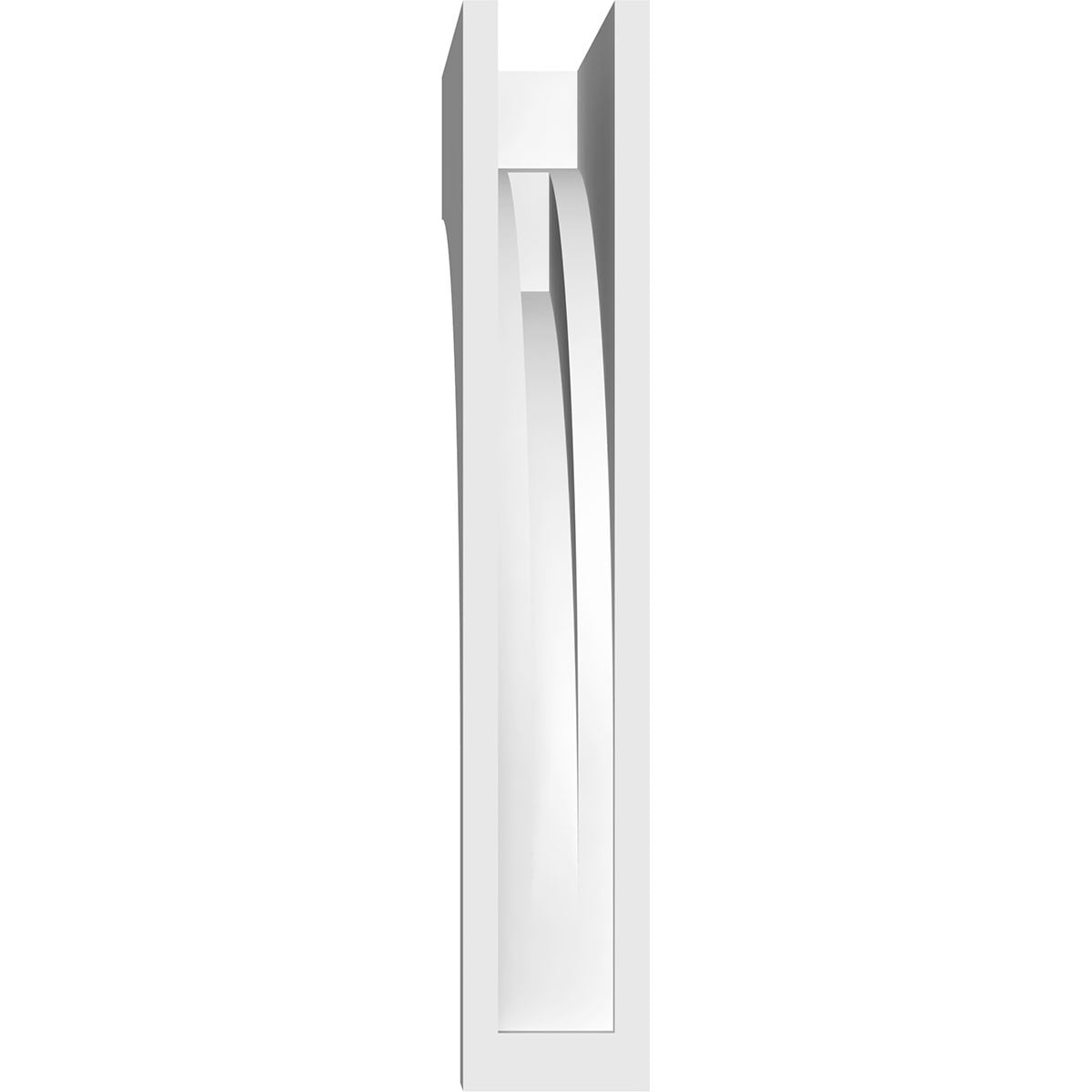 Ekena Millwork 2"W x 7"D x 11 5/8"H Standard Rockford Architectural Grade PVC Corbel