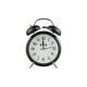 thumbnail image 1 of Reloj Despertador Campana Retro Analógico Estilo Vintage Alarma Decorativo Retro Retroiluminación (Negro), 1 of 11