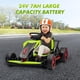thumbnail image 3 of GARVEE Kids Drift Gokart Batería de 24V 7AH, 2 Motores de 150W, Juguete Ride On, Verde y Negro, 3 of 8