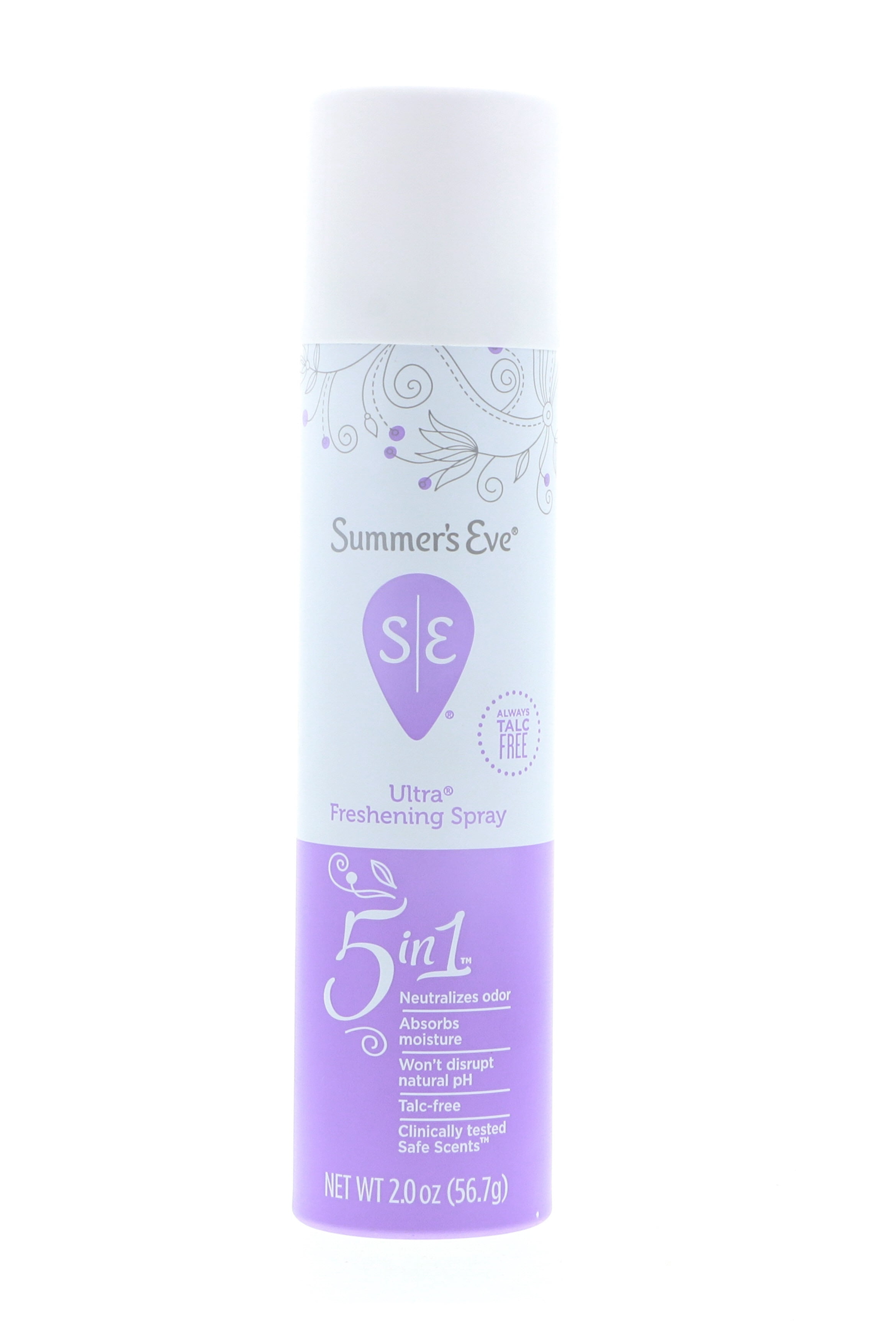 4 Pack - Summer's Eve Ultra Daily Freshening Feminine Spray, 7 in 1, Safe for Sensitive Skin, 2 oz