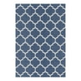 thumbnail image 3 of Unique Loom Decatur Collection Area Rug - Trellis (6' 4" x 9' Rectangle Navy Blue/Ivory), 3 of 7