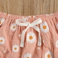thumbnail image 6 of Listenwind Summer Lovely Toddler Baby Girls Clothes Sets Daisy Print Sleeveless Buttons Vest Tops Mini Shorts Outfit, 6 of 7