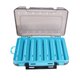 thumbnail image 1 of Eigraketly Caja de señuelos de pesca, caja de señuelos con mango de doble cara, organizador de suministros, accesorios portátiles, herramienta Pescar Azul, 1 of 6