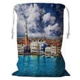 thumbnail image 1 of EREHome Venezia travel romantic pleace Storage Basket Laundry Bag with Drawstring 24x32 Inch, 1 of 2