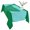 Turquoise Green, variant on Pink Navy Blue Flamingo Table Cloth Waterproof Tablecloths, Summer Beach Coastal Modern Art Tablecloth Dining Table Cover for Kitchen Party Tabletop Outdoor, Rectangle Tablecloth 60x102 Inch