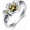 02-Primrose, variant on Vintage Birthday Flower Rings for Women 925 Sterling Silver Birth Flower Jewelry Gifts for Mom Wife