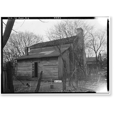 Historic Print, High Street (Old Tavern), Mooresville, Limestone County, AL - 2, 16" x 20"