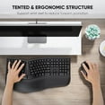 thumbnail image 4 of MEETION Ergonomic Wireless Keyboard and Mouse, Ergo Keyboard with Vertical Mouse, Split Arch Keyboard with Cushioned Wrist Palm Rest, Natural Typing Rechar, 4 of 8