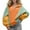 Orange, variant on MaFYtyTPR Womens Sweatshirt Tops Women's Loose Long Sleeve Round Neck T-Shirt Bottoming Top Green S