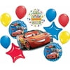 Disney Cars Party Supplies Lightning McQueen Birthday Balloon Bouquet Decorations 12 pieces