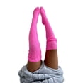 thumbnail image 3 of Women Cable Knit Long Boot Stockings Over Knee Leg Warmers Stockings Winter High Socks, 3 of 4