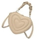 thumbnail image 4 of Bolso bandolera jinwen Corazón Cremallera Hombro Desmontable Caqui, 4 of 8