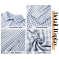 thumbnail image 6 of Fantaslook Plaid Button Down Shirts for Women Dressy Casual Long Sleeve Shirts Collared Work Blouses Tops, 6 of 10
